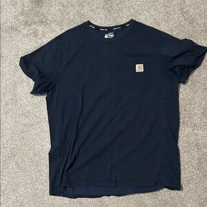 Carhartt Men's Dark Blue Short Sleeve Tee